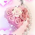 ハート薔薇盛りマカロン