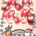 雪の結晶Xmasネイル