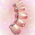 シンプルピンクグラデ