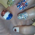 国旗nail