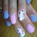 小花柄ネイル☆