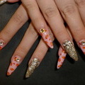 ヒョウ柄　Nail