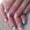 秋色クロスフレンチNail