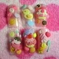お菓子ネイルチップ
