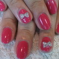 pink girly nails