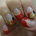 RED×GOLD  ドット