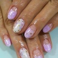 押し花キラキラネイル☆