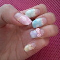 パステルドット柄nail