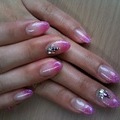 ピンクグラデーションnail