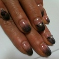 ブラックグラデーションnail