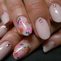 バラシール花柄