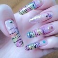 ゼブラ×ﾚｲﾝﾎﾞｰラメ