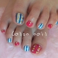 ストライプnail