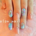 花柄nail