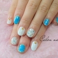 ターコイズnail