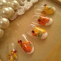トロピカルフラワーネイル☆