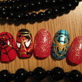 Spider man nail