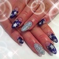 夜空ネイル