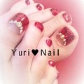 RedホロFoot ★Nail