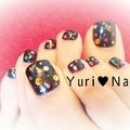 ストーン×ドットFoot ★Nail