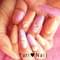 ﾅﾁｭﾗﾙﾇｰﾃﾞｨｰ×ﾊﾟｰﾌﾟﾙ★Nail.ｼﾞｪﾙ