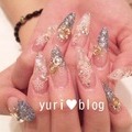 結晶ｼﾙﾊﾞｰ×ﾎﾜｲﾄ★Nail.ｽｶﾙﾌﾟ