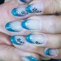 ブルー変形フレンチ