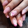 花ピンクグラデーション