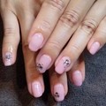 ピンクシンプルネイル