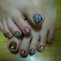 ジェル・foot ・ホロ埋めつくし