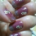 パープル＆花