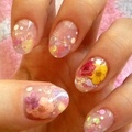 押し花ネイル