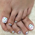 カラフルドットネイル