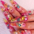 押し花スカルプ