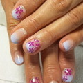 カラグラお花ネイル