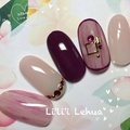縦グラデ秋ネイル