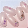シンプル結晶ネイル