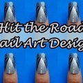 Hit The Road Nail Art Design 