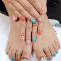 フラワーアート(^^)(bi,grace nail)