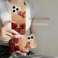 ルイヴィトンiphone17/17proケース メイラード風 金