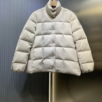 モンクレール ホワイト ハイネックダウンジャケット | キルティ