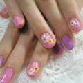 フェミニン♪押し花Nail