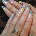 フラワー押し花nail